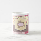 Teddy Bear Baby Dusche mit Retro Circles Kaffeetasse (Mittel)