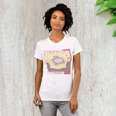 Teddy Bear Baby Dusche mit Retro Circles T-Shirt