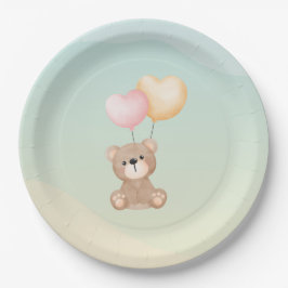 Teddy Bear Baby Dusche Napkins Pappteller