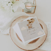 Teddy Bear Baby Dusche neutral Serviette