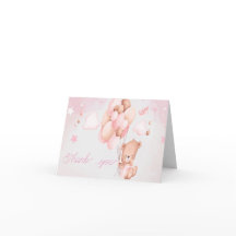 Teddy Bear Baby Dusche Pink