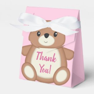 Teddy Bear Baby Dusche Pink Girl Geschenkschachtel