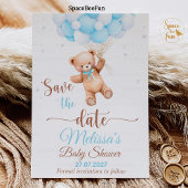 Teddy Bear Baby Dusche Save the Date wir können fr Einladung