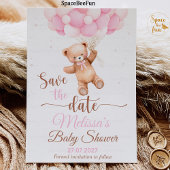 Teddy Bear Baby Dusche Save the Date wir können fr Einladung