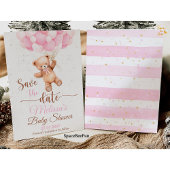 Teddy Bear Baby Dusche Save the Date wir können fr Einladung