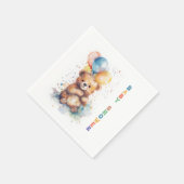 Teddy Bear Baby Dusche Serviette (Ecke)