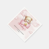 Teddy Bear Baby Dusche Serviette (Ecke)