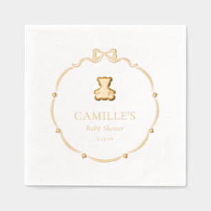 Teddy Bear Baby Dusche Servietten Mit Folie