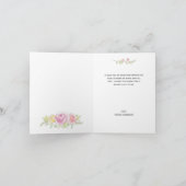 Teddy Bear Baby Dusche Vielen Dank (Innenseite)