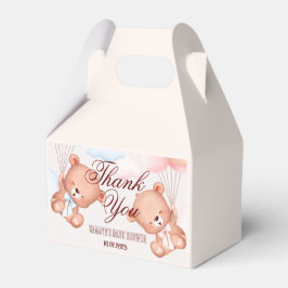Teddy Bear Baby Dusche Vielen Dank für Ihre Unters Geschenkschachtel