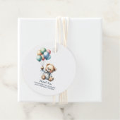 Teddy Bear Baby Dusche Vielen Dank Geschenkanhänger (Beispiel)