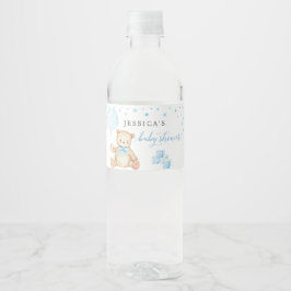 Teddy Bear Baby Dusche Wasserflaschen Labels Wasserflaschenetikett