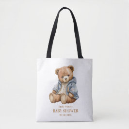 Teddy Bear Baby Dusche, wir können frühzeitig wart Tasche