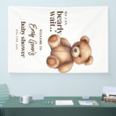Teddy Bear Baby Dusche wir können frühzeitig warte Banner (Messe)