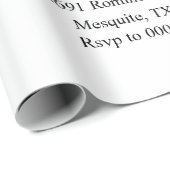 Teddy Bear Baby Duschpapier Geschenkpapier (Rolleneckpunkt)