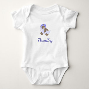 Teddy Bear Baby Jersey Bodysuit Strampler