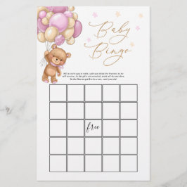 Teddy Bear Baby Shooter Bingo Game