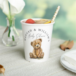 Teddy Bear Baby Shooter Papiertasse Pappbecher