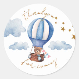 Teddy Bear Baby Shooter Thankyou Sticker