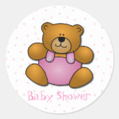 Teddy Bear Baby Shooting Stickers (Vorderseite)