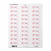 Teddy Bear Baby Showadresse (Vorne)