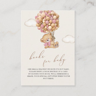 Teddy Bear Baby Showcard Buchungsanfrage Begleitkarte