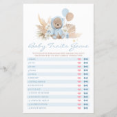 Teddy Bear Baby Shower Baby Tracks Spiel (Vorderseite)