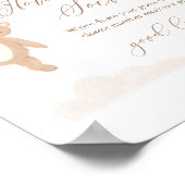 Teddy Bear Baby Shower Babys schätzen wie viele So Poster (Ecke)