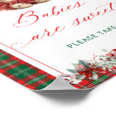 Teddy Bear Baby Shower Babys sind Süßes Poster (Ecke)