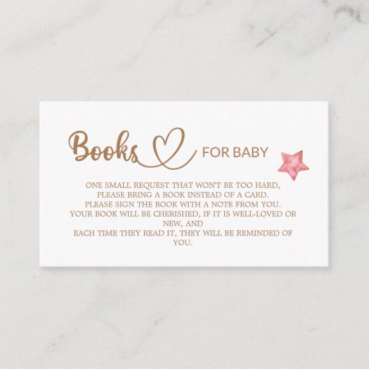 Teddy Bear Baby Shower Books für das Baby Begleitkarte (Vorderseite)