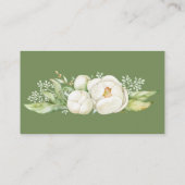 Teddy Bear Baby Shower Books für das Baby Enclosur Begleitkarte (Rückseite)