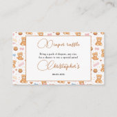 Teddy Bear Baby Shower Boy | Cute Blue Bear  Begleitkarte (Vorderseite)