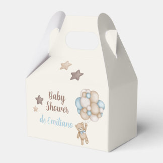 Teddy Bear Baby Shower Boy Geschenkschachtel