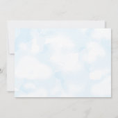 Teddy Bear Baby Shower Dankeskarte (Rückseite)