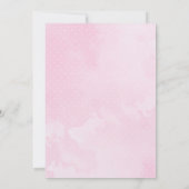 Teddy Bear Baby Shower Einladung (Rückseite)