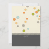 Teddy Bear Baby Shower Einladung (Rückseite)