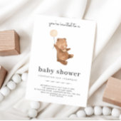 Teddy Bear Baby Shower Einladung