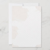 Teddy Bear Baby Shower Einladung (Rückseite)