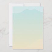 Teddy Bear Baby Shower Einladung (Rückseite)