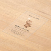 Teddy Bear Baby Shower Einladung (Ablage )