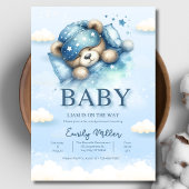 Teddy Bear Baby Shower Einladung, Boy Baby Dusche Einladung