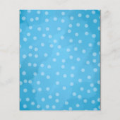 Teddy Bear Baby Shower Einladungen (Rückseite)