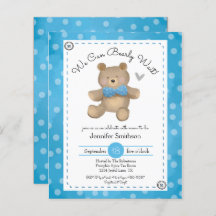 Teddy Bear Baby Shower Einladungen