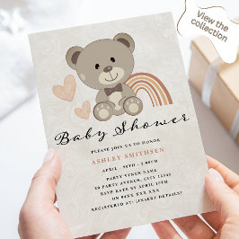 Teddy Bear Baby Shower Gender Neutral Einladung