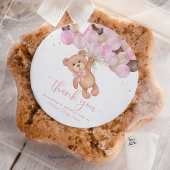 Teddy Bear Baby Shower Girl Serviette