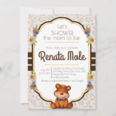 Teddy Bear BaBy Shower Invitation (Vorderseite)