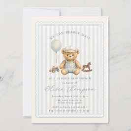 Teddy Bear Baby Shower Invitation Einladung