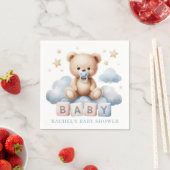 Teddy Bear Baby Shower Napkin Serviette (Beispiel)