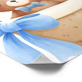 TEDDY BEAR BABY SHOWER POSTER (Ecke)
