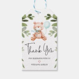Teddy Bear Baby Shower Vielen Dank Gift Tags Geschenkanhänger